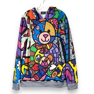 Fresh Hoods | Tops | Fresh Hoods Britto Sweatshirt Top Bear Family Hoodie  Retired Collab Large | Poshmark